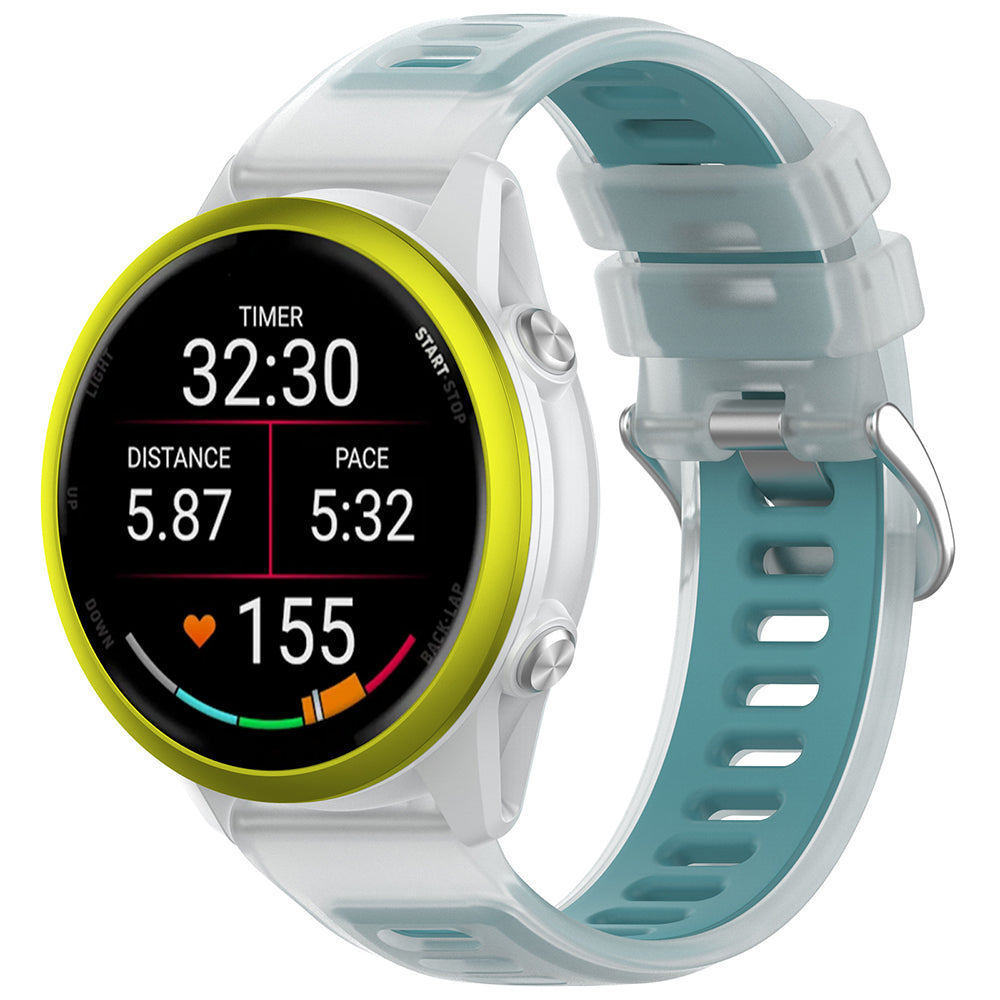 Curea smartwatch Techsuit compatibil cu Samsung Galaxy Watch4 / Watch5 / Watch Active 2, Turcoaz