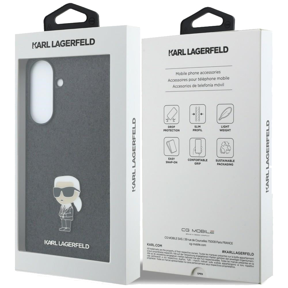 Husa de protectie Karl Lagerfeld Glitter compatibil cu Samsung Galaxy A57 5G, Kaki