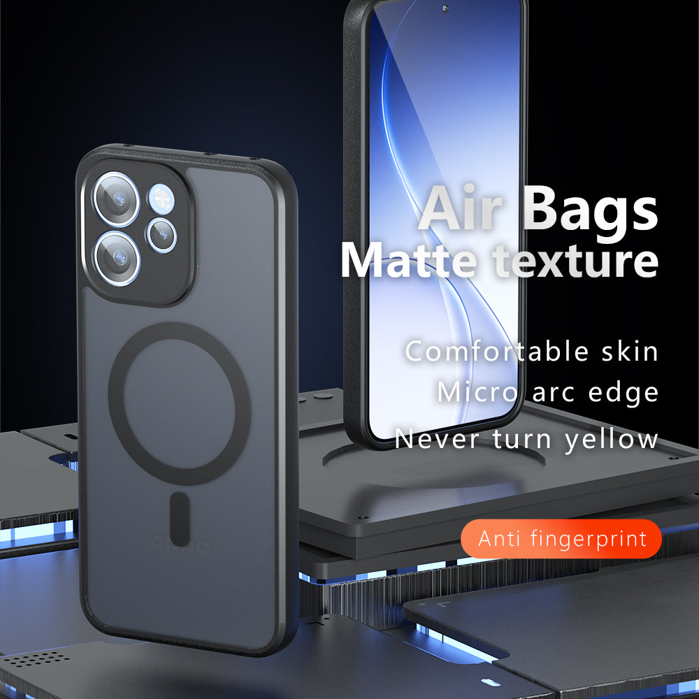 Husa de protectie Techsuit PureFrost MagSafe compatibil cu Oppo Reno15 F / Reno15 FS 5G, Negru Frost