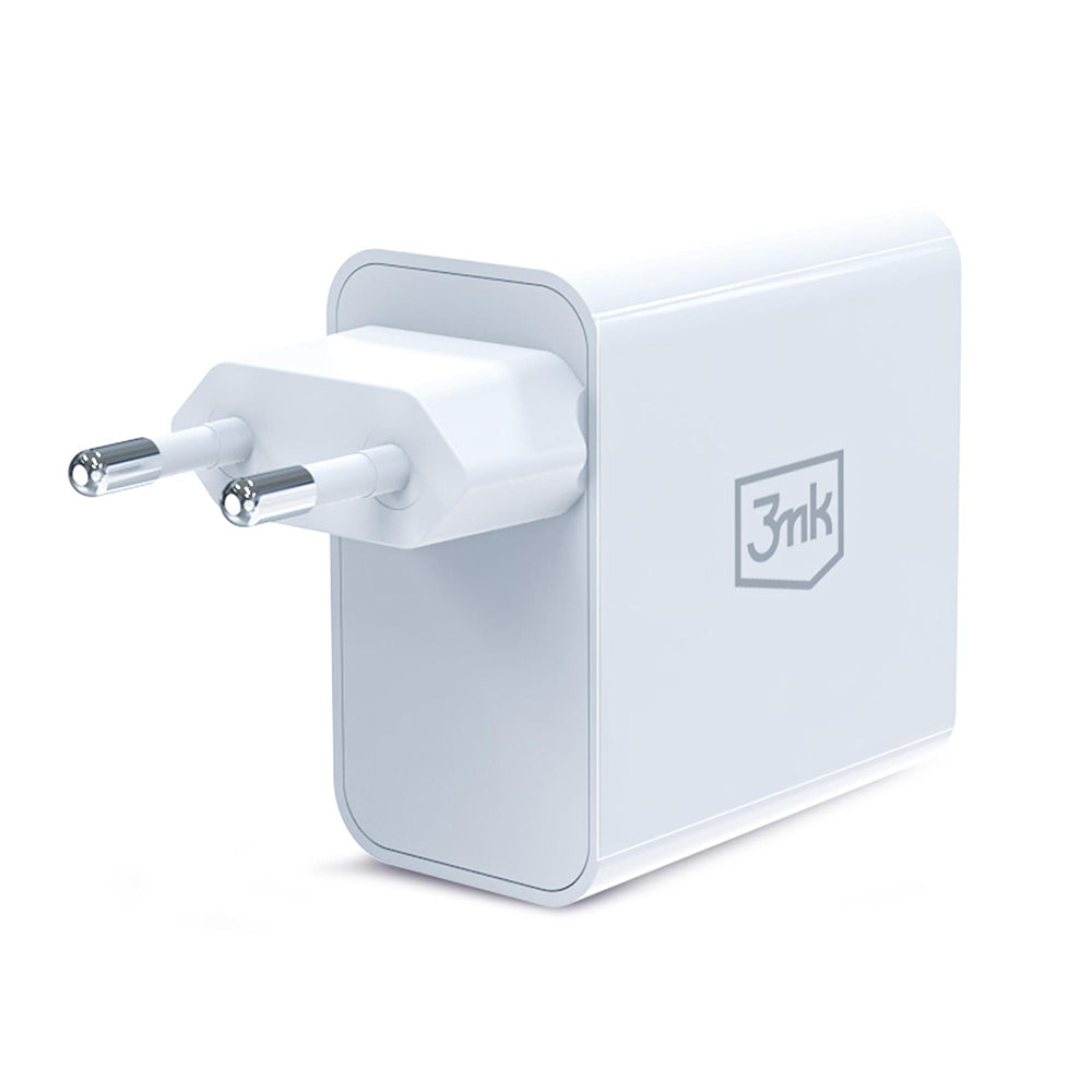 Incarcator 3mk, USB / Type-C, 45W, PD 3.0, QC4, Alb