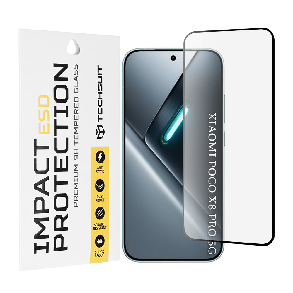 TechSuit Folie de protectie Techsuit ESD Glass compatibil cu Xiaomi Poco X8 Pro, Negru