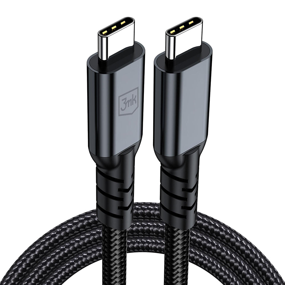 Cablu 3mk Hyper N-Series, Thunderbolt 4, 240W, 2m, Negru