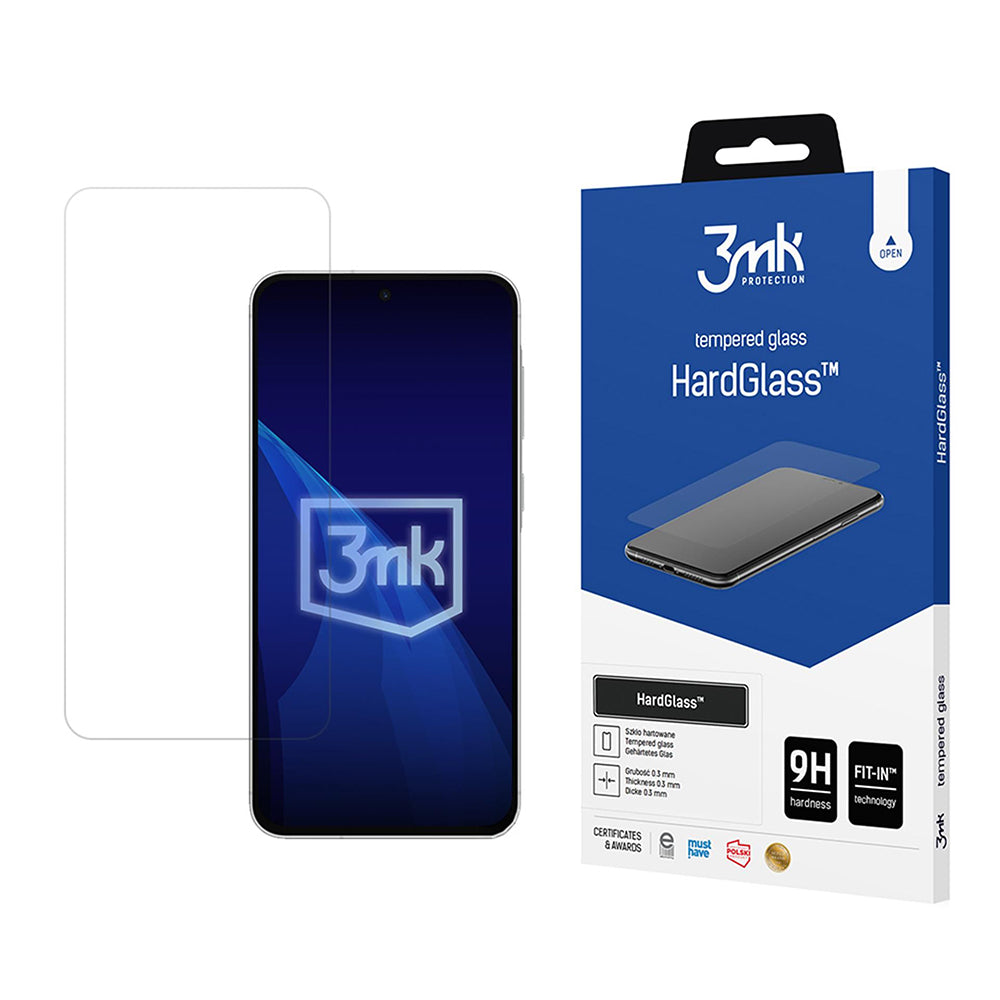 Folie de protectie 3mk HardGlass compatibil cu Samsung Galaxy A57 5G, Transparent