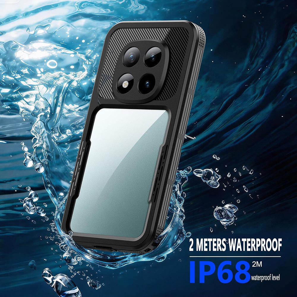ShellBox Husa de protectie ShellBox Waterproof IP68 compatibil cu Xiaomi Redmi Note 15 Pro 5G, Negru – imagine 3