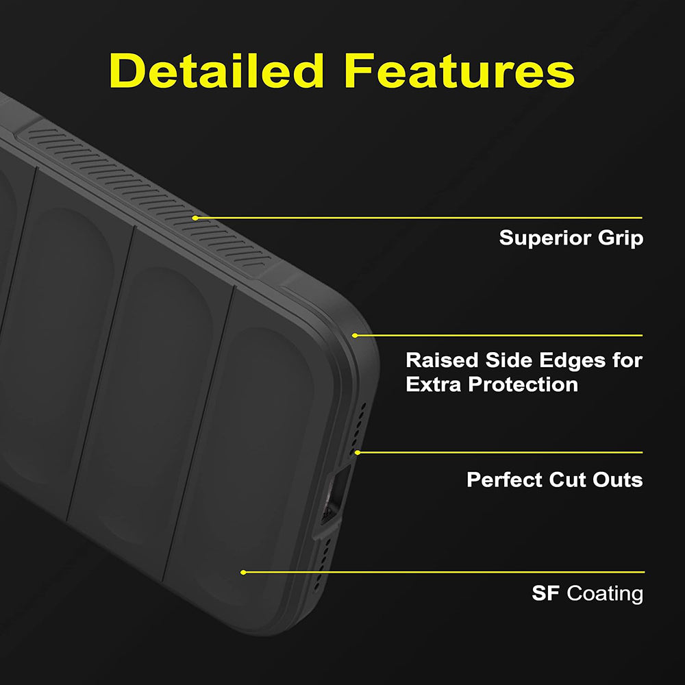 Husa de protectie Techsuit Magic Shield compatibil cu OnePlus Nord 6, Negru