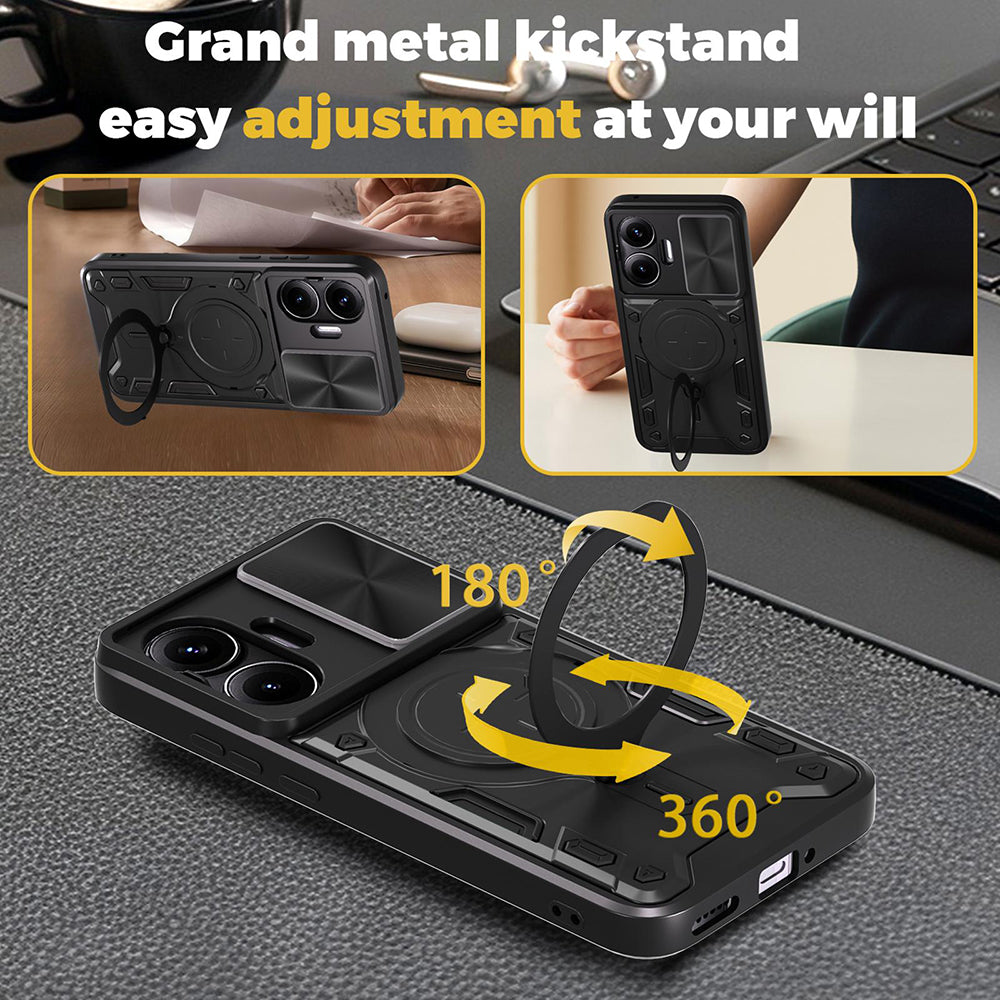 Husa de protectie Techsuit CamGuard Pro compatibil cu Xiaomi Poco F7, Negru