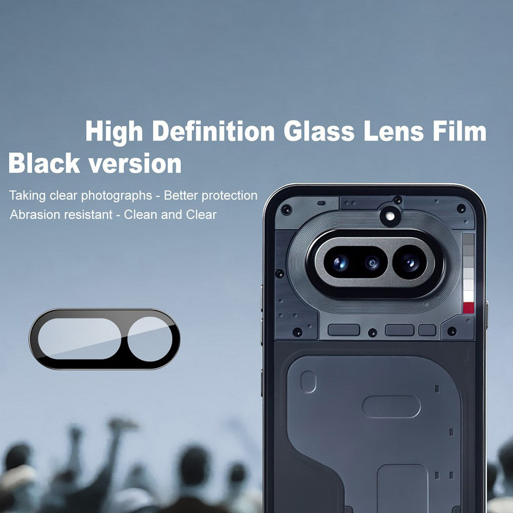 Folie Camera pentru Nothing Phone (4a) - Techsuit Full Camera Glass - Black