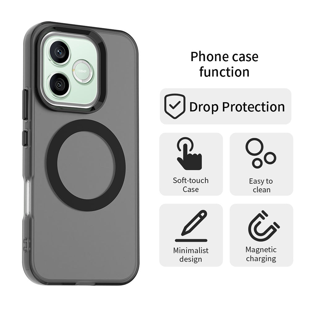 Husa pentru Honor 600 / 600 Pro - Techsuit CandyCase MagSafe - Black