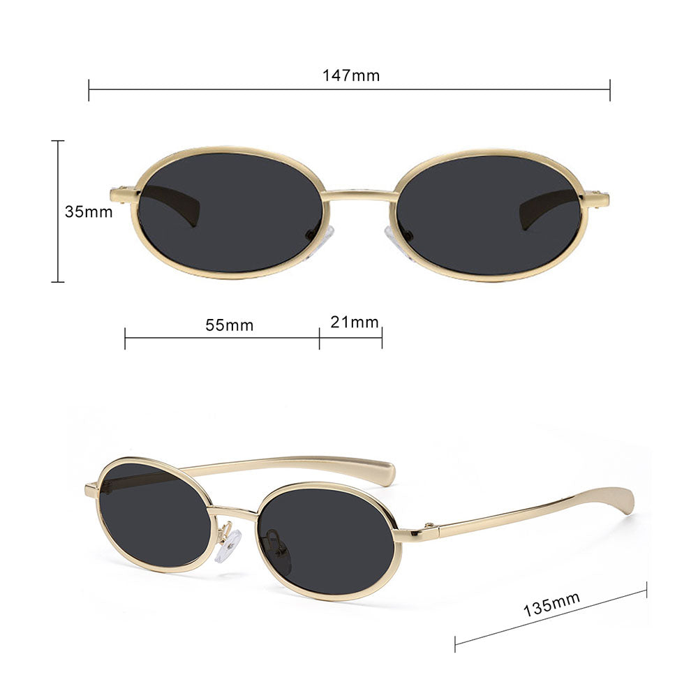 Ochelari de Soare Techsuit (3220), Oval, Negru