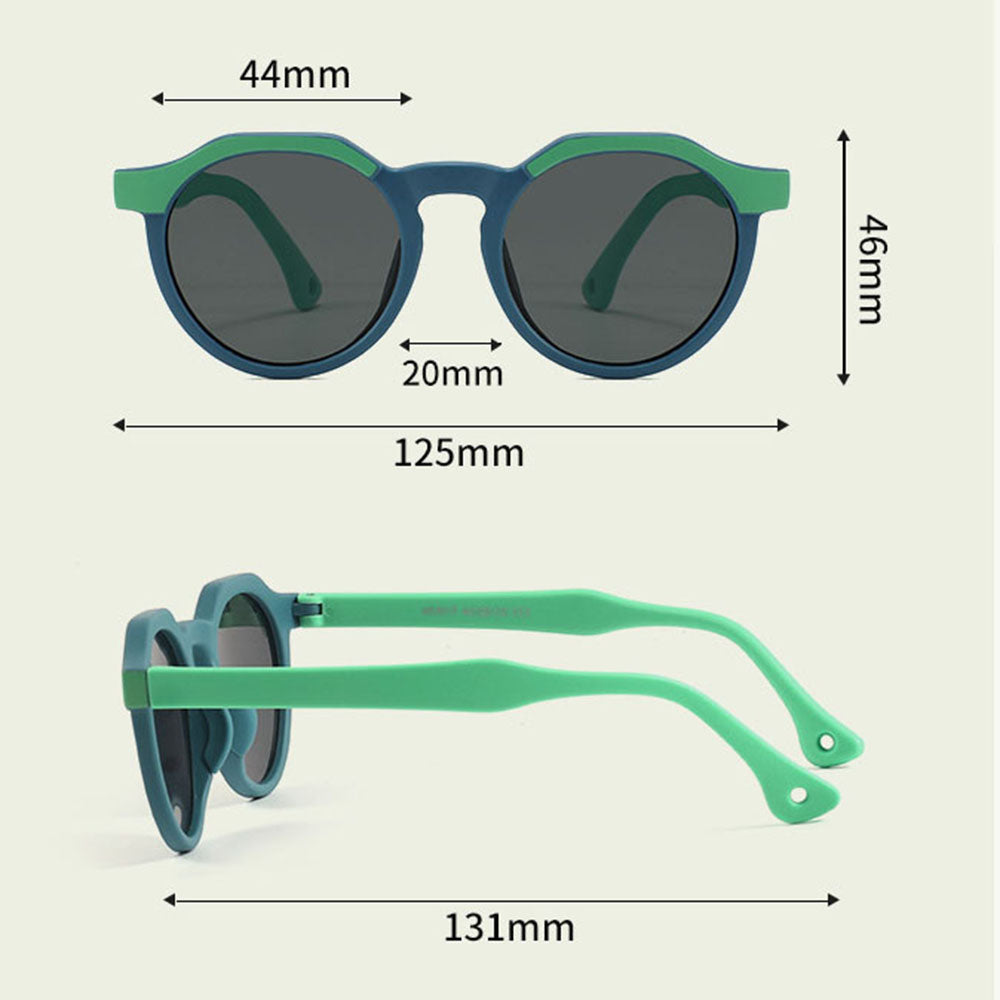 Ochelari sport Techsuit (601), TPEE, Gri, Verde