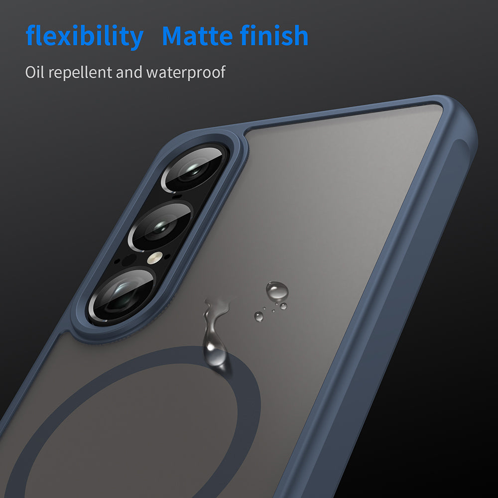 Husa de protectie Techsuit HaloFrost II MagSafe compatibil cu Sony Xperia 1 VIII, Albastru