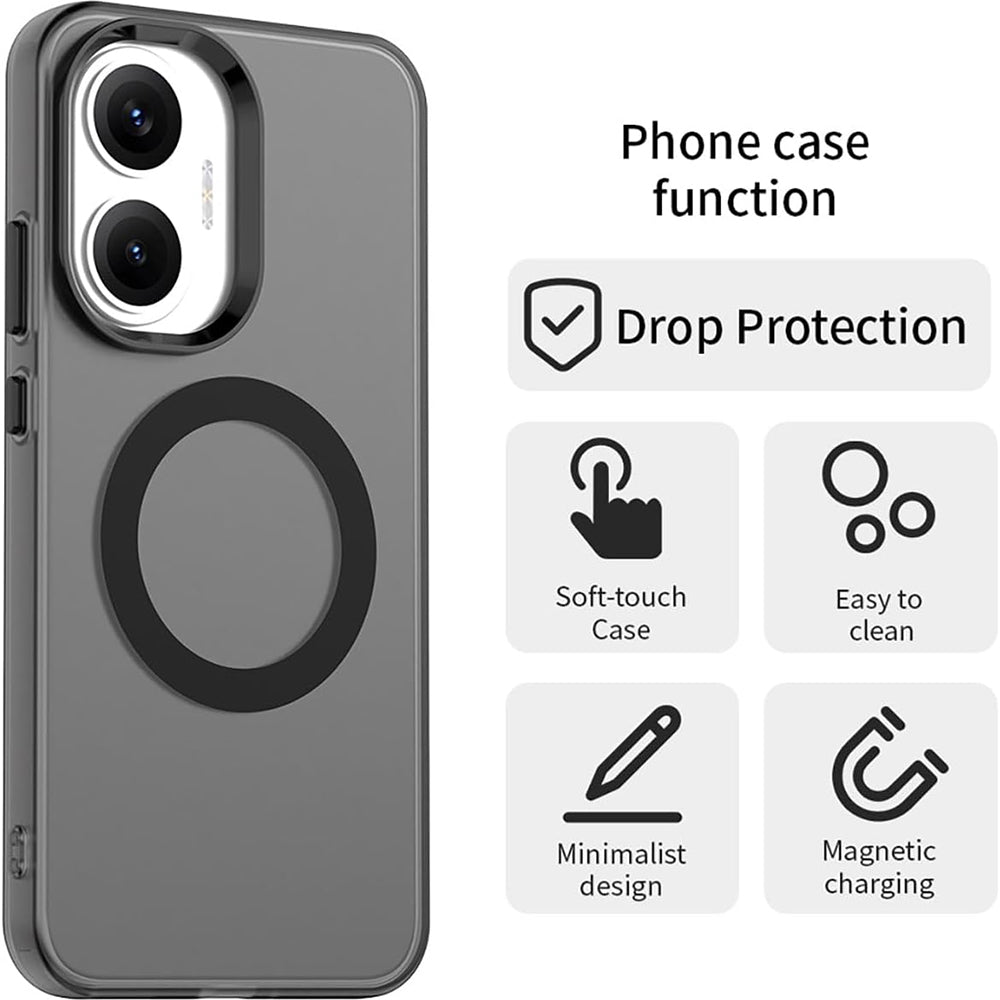 Husa de protectie Techsuit CandyCase MagSafe compatibil cu Xiaomi Poco F7, Negru