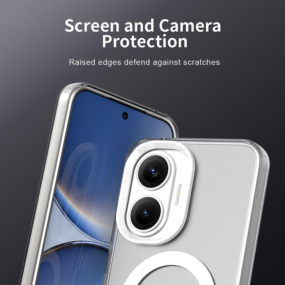 Husa de protectie Techsuit CandyCase MagSafe compatibil cu Xiaomi Poco F7, Alb