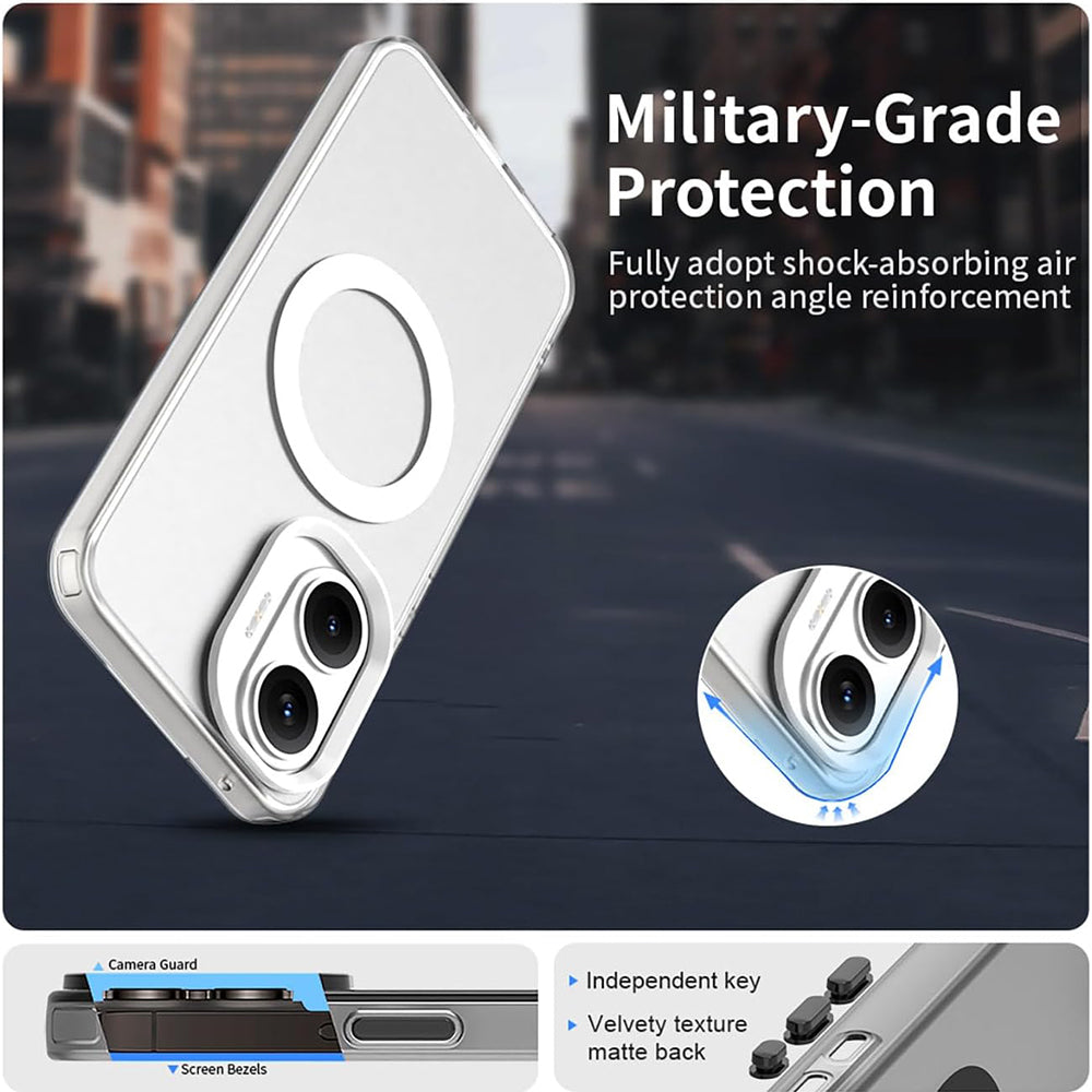 Husa de protectie Techsuit CandyCase MagSafe compatibil cu Xiaomi Poco F7, Alb
