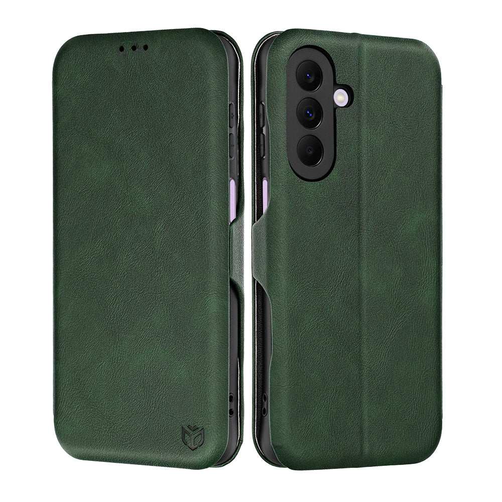 Husa de protectie Techsuit Safe Wallet Plus compatibil cu Samsung Galaxy A27 5G, Verde
