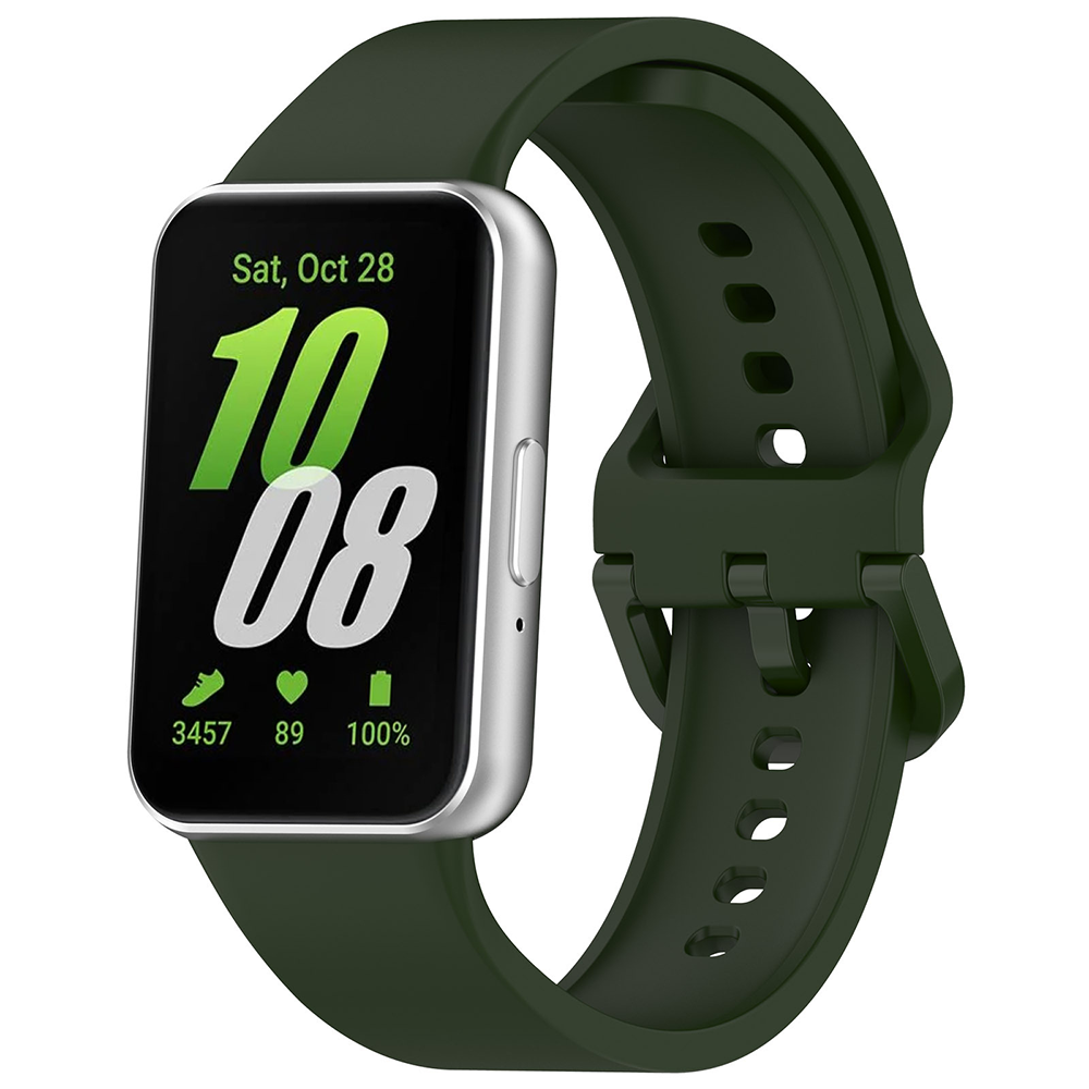 Curea smartwatch Techsuit compatibil cu Samsung Galaxy Fit3, Verde