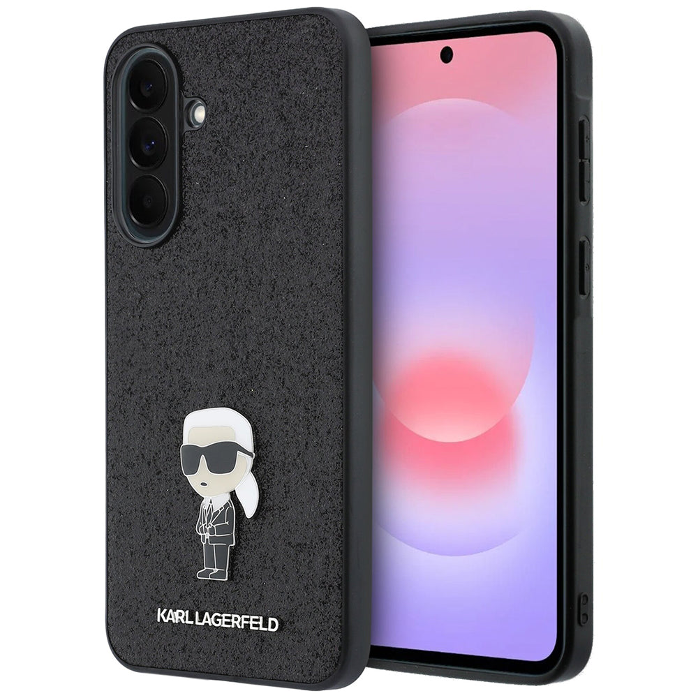 Husa de protectie Karl Lagerfeld Glitter compatibil cu Samsung Galaxy A37 5G, Kaki