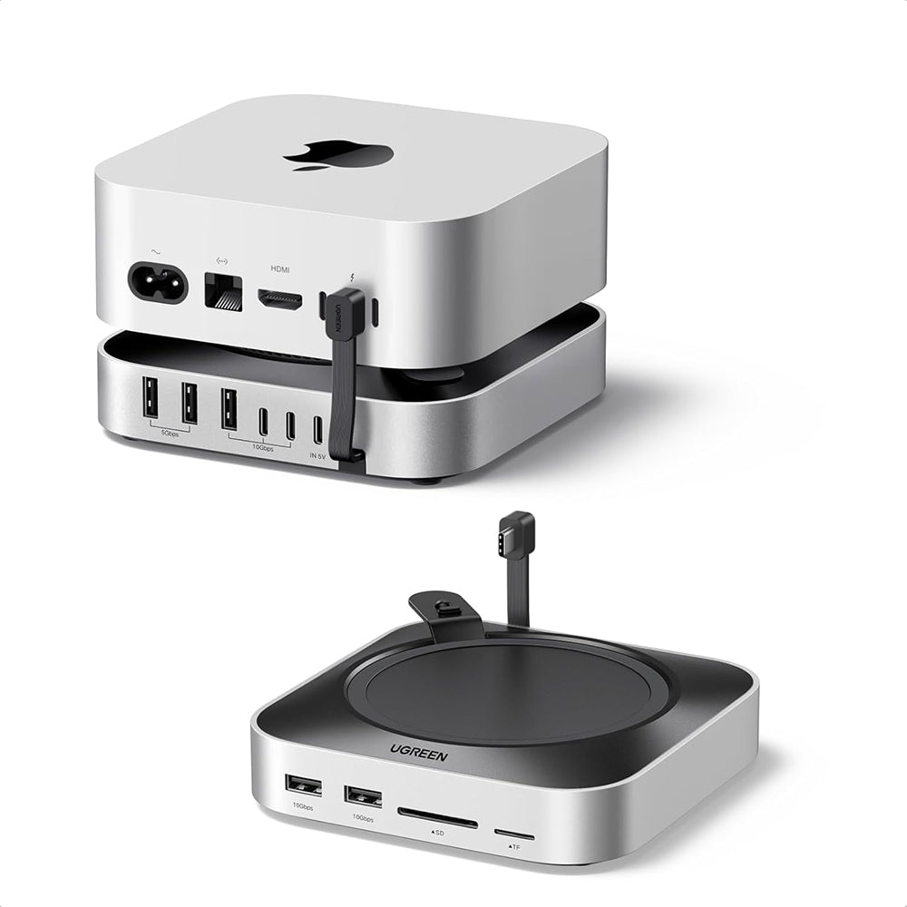Hub Ugreen CM841A, 10in1, 2x Type-C / 5x USB-A / SD-TF / M.2, Gri
