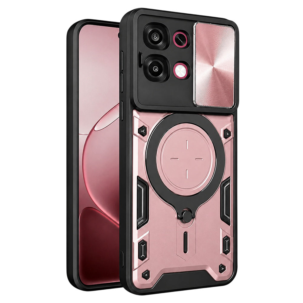 Husa de protectie Techsuit CamGuard Pro compatibil cu Oppo A6 Pro 4G / A6 Pro 5G, Roz Auriu