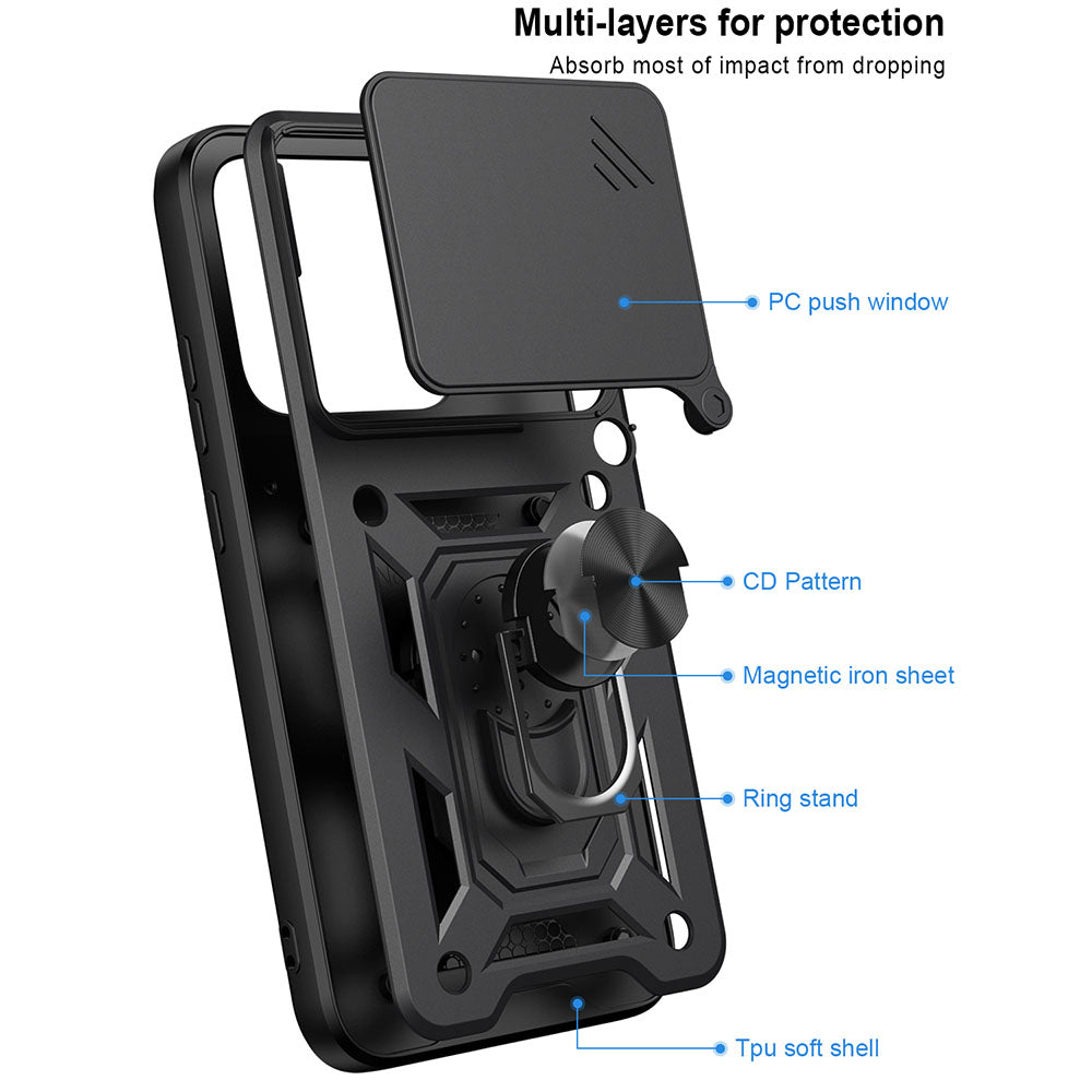 Husa de protectie Techsuit CamShield Series compatibil cu Motorola Edge 70 Pro, Roz