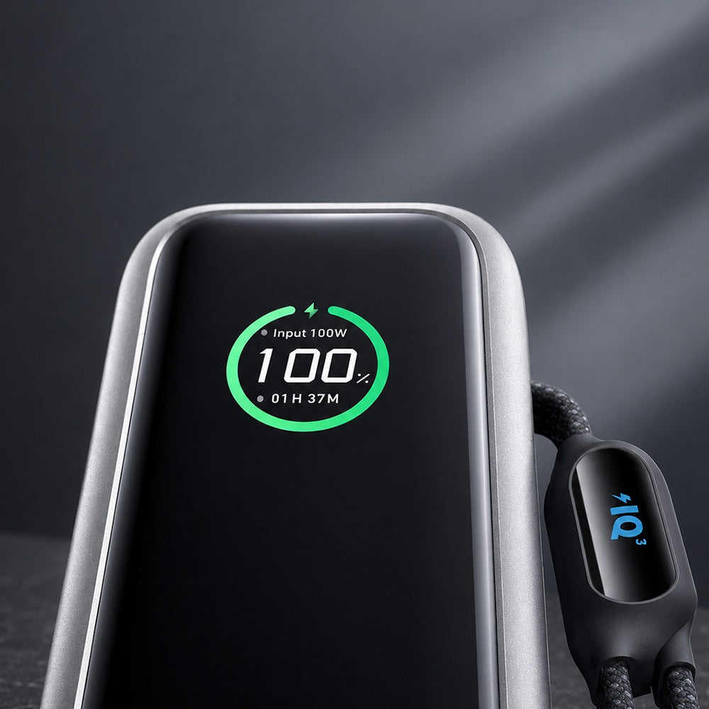 Baterie externa Anker Prime (A1695H41), 25000mAh, USB-C/USB, 165W, Argintiu