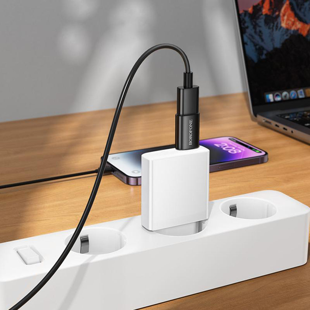 Adaptor Borofone OTG (BV26C), USB-C la USB 3.0, 5Gbps, 2A, Negru