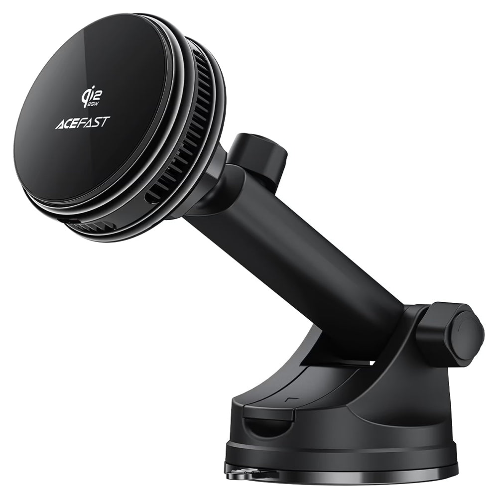 Suport Magnetic de Masina. Qi2, 25W, Functie Racire - Acefast (D67) - Black