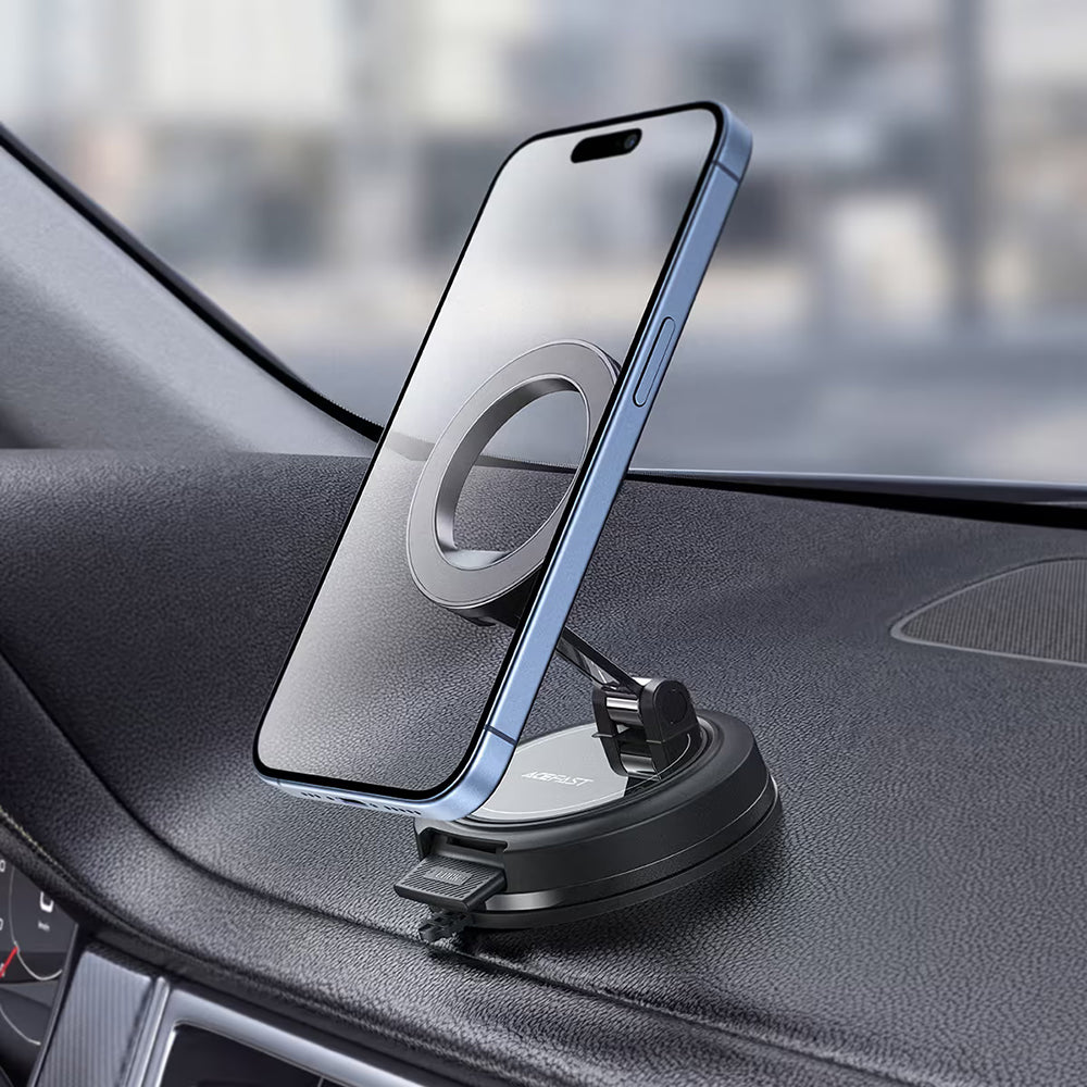 Suport Auto Acefast D70, Magnetic, Dashboard, Negru