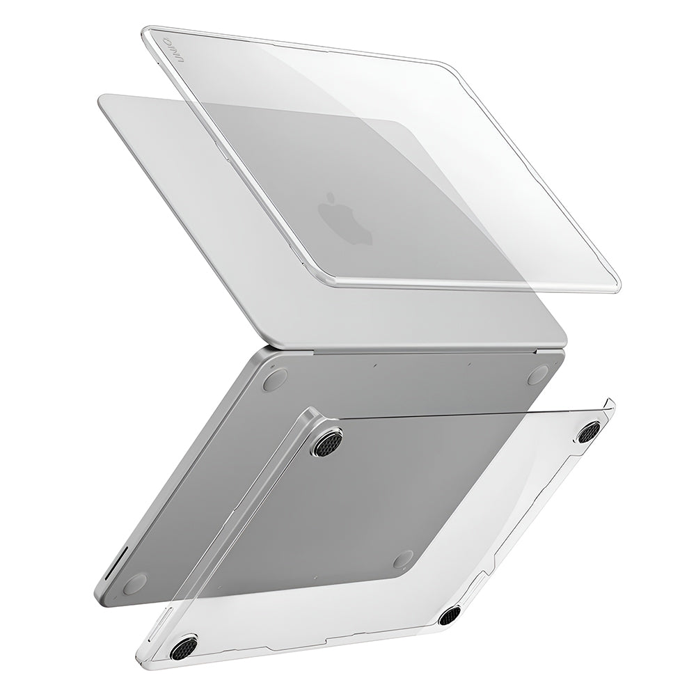 Husa laptop UNIQ Vero MacBook Neo 13", Policarbonat, Transparent