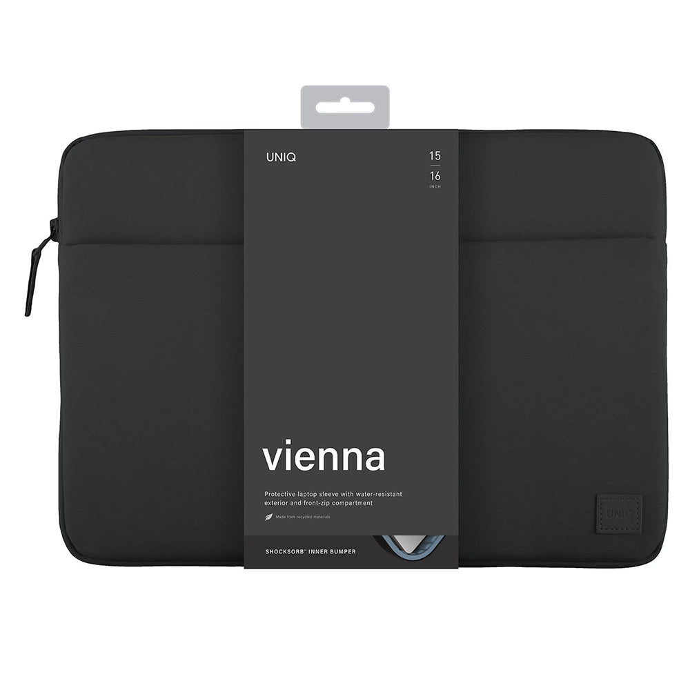 Husa Laptop UNIQ Vienna, Textil, Negru