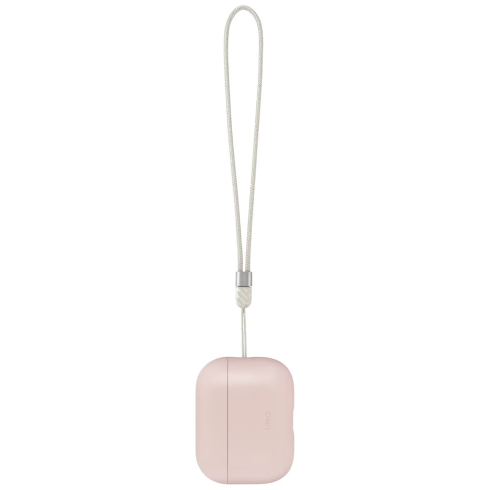Husa Casti UNIQ Lino Hybrid (AirPods Pro 3), Silicon, Roz