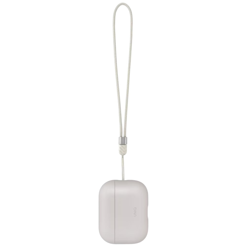Husa Casti UNIQ Lino Hybrid (AirPods Pro 3), Silicon, Bej