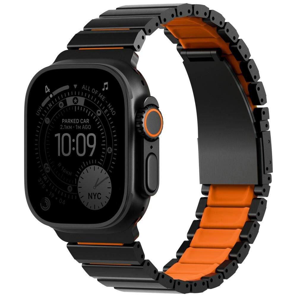 Curea smartwatch UNIQ Strova Flex compatibil cu Apple Watch 1 / 2 / 3, Portocaliu