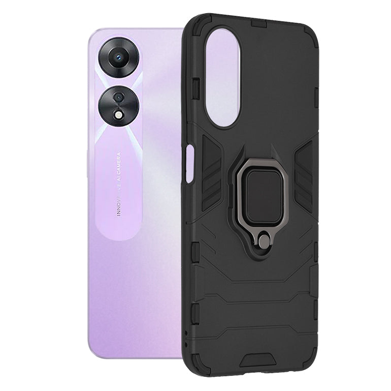 Husa de protectie Techsuit Silicone Shield compatibil cu Oppo A58 5G / A78 5G, Negru