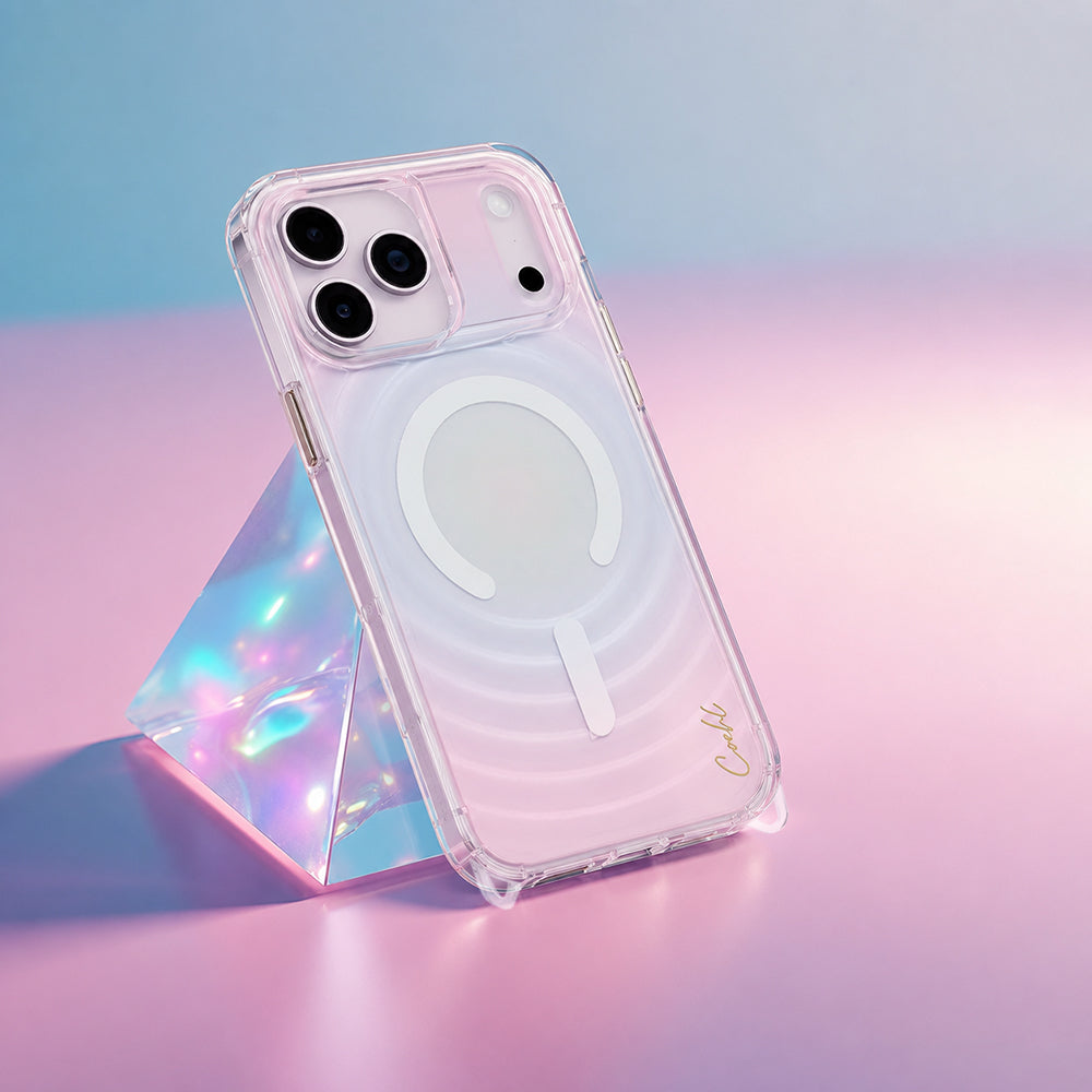 Husa de protectie UNIQ Coehl MagClick compatibil cu iPhone 17 Pro Max, Roz
