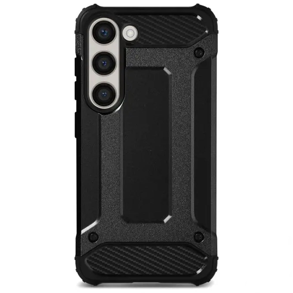 Husa de protectie Techsuit Hybrid Armor compatibil cu Samsung Galaxy S23, Negru