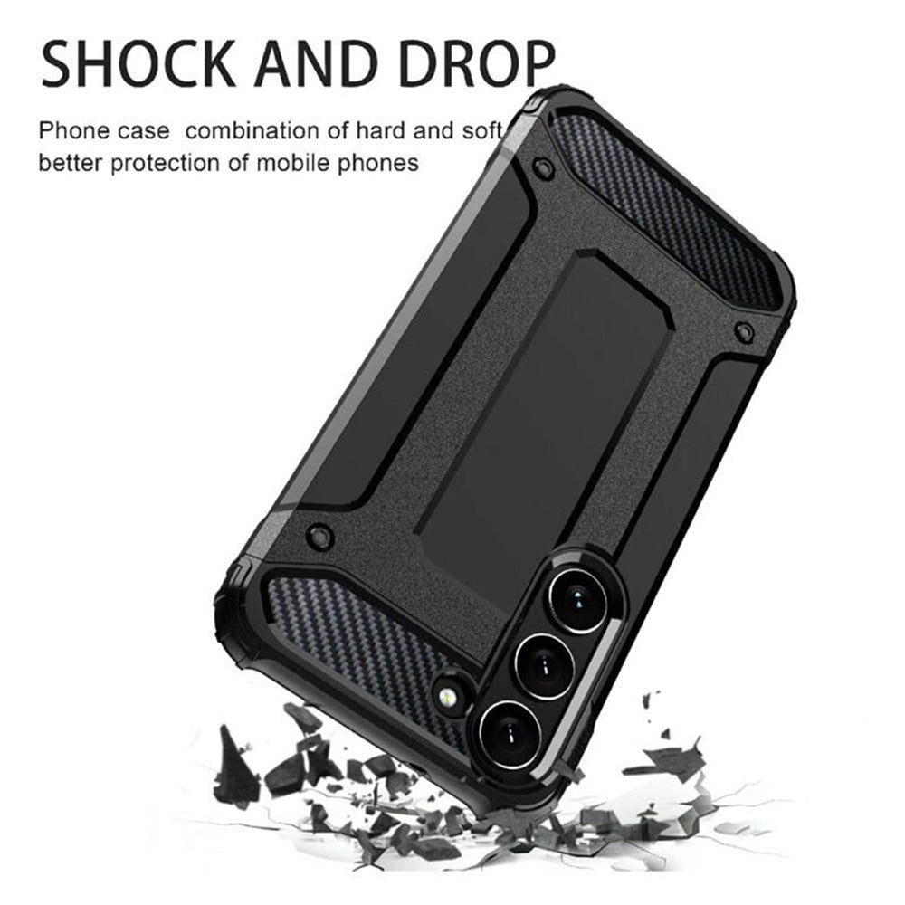 Husa de protectie Techsuit Hybrid Armor compatibil cu Samsung Galaxy S23, Negru