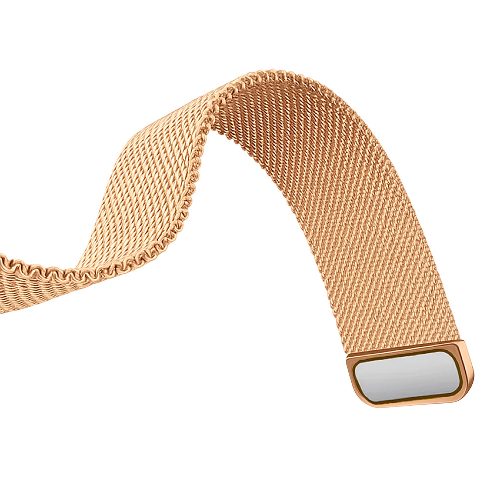 Curea smartwatch Techsuit compatibil cu Samsung Galaxy Fit3, Roz Auriu