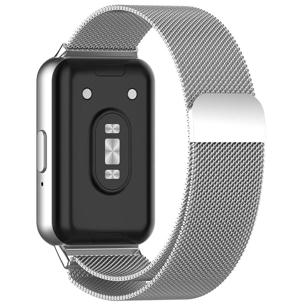 Curea smartwatch Techsuit compatibil cu Samsung Galaxy Fit3, Argintiu