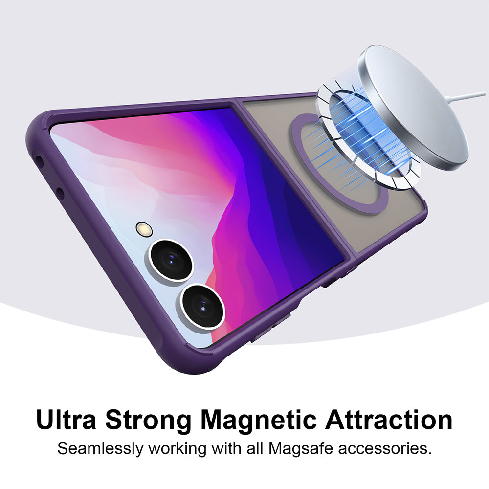 Husa de protectie Techsuit HaloFrost II MagSafe compatibil cu Samsung Galaxy Z Flip8, Mov