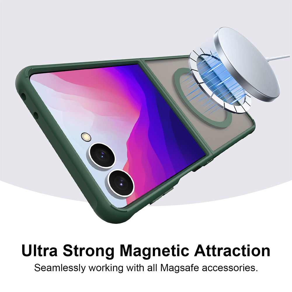 Husa de protectie Techsuit HaloFrost II MagSafe compatibil cu Samsung Galaxy Z Flip8, Verde