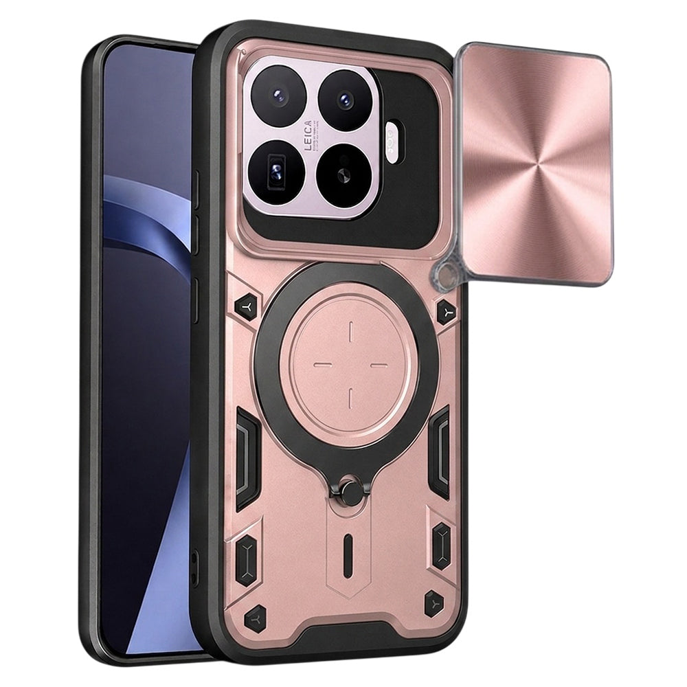 Husa de protectie Techsuit CamGuard Pro compatibil cu Xiaomi 17T Pro, Roz Auriu