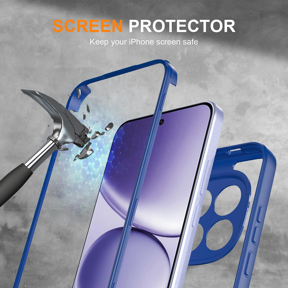 Husa de protectie Techsuit ColorVerse 360 Series compatibil cu Samsung Galaxy S26 FE, Albastru