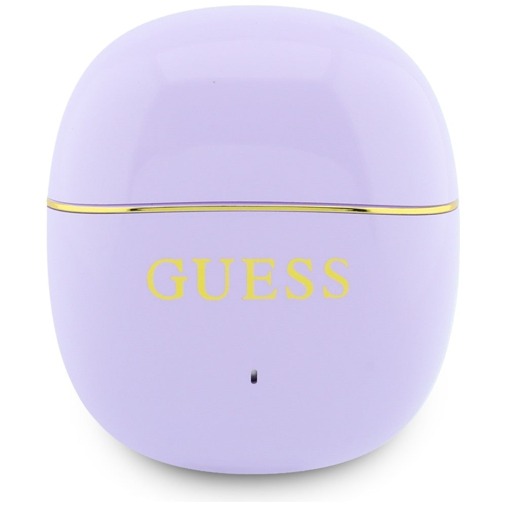 Casti Half-in-ear, BT, TWS - Guess Glossy Gold Line Classic (GUTWSG3HGECU) - Purple