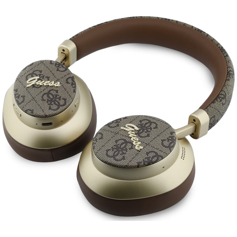 Casti Over-ear, BT, ENC - Guess 4G Gold Script Metal (GUBHP83P4CSCMW) - Brown
