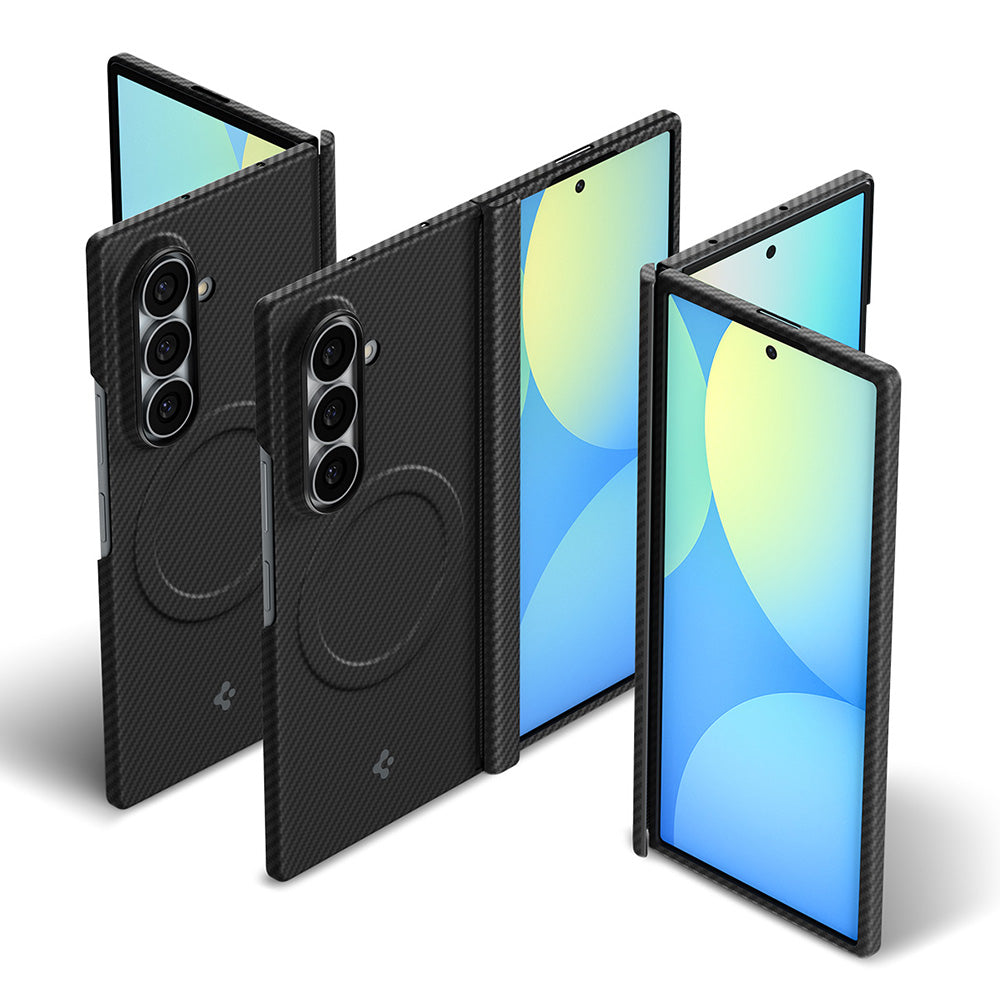 Husa de protectie Spigen Air Skin Aramid MagFit compatibil cu Samsung Galaxy Z Fold8 Ultra, Negru