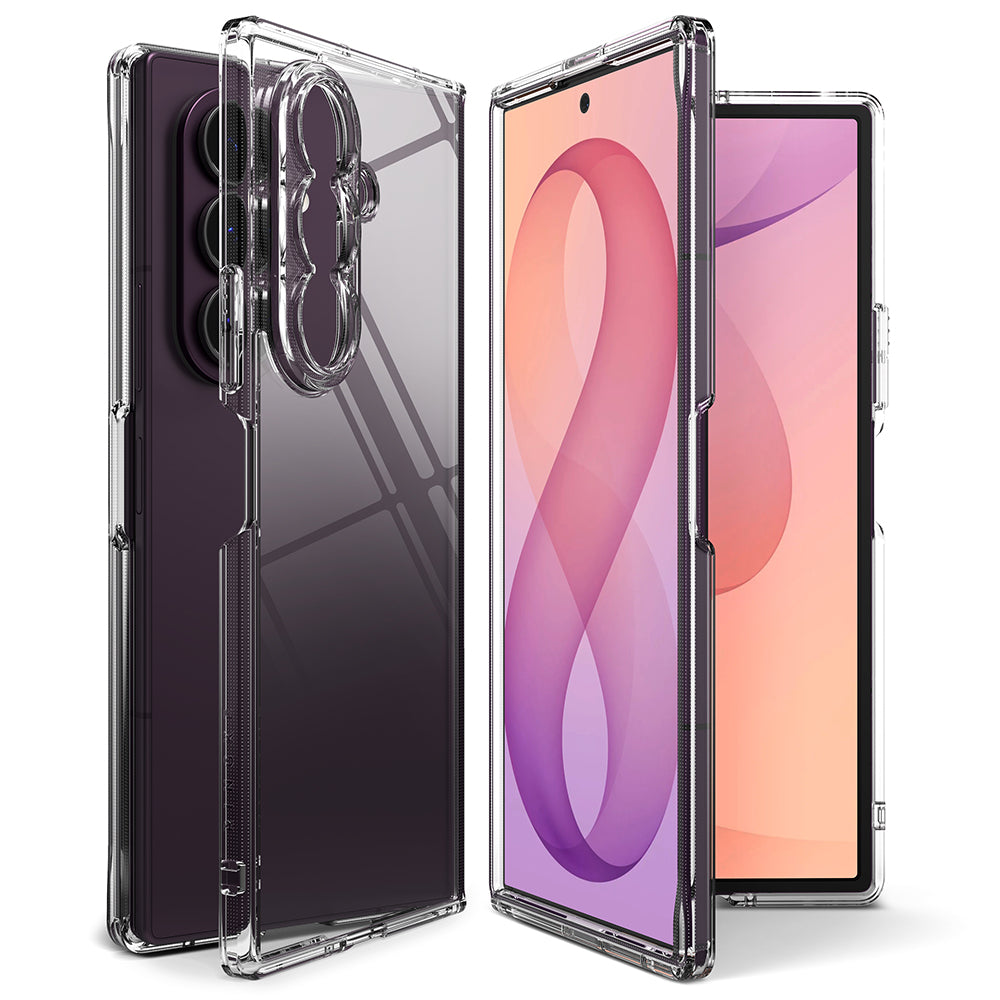 Husa de protectie Ringke Fusion compatibil cu Samsung Galaxy Z Fold8 Ultra, Transparent