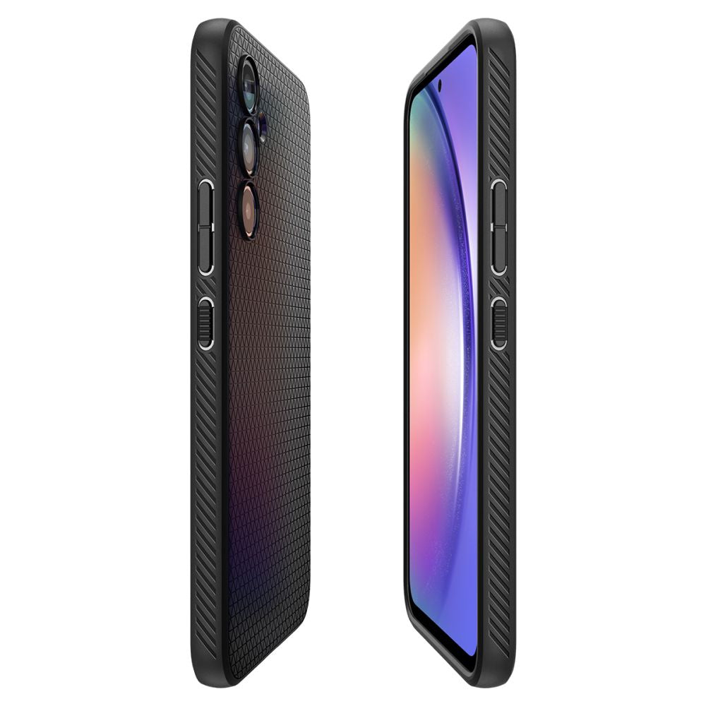 Husa de protectie Spigen Liquid Air (ACS05885) compatibil cu Samsung Galaxy A54, Negru Mat