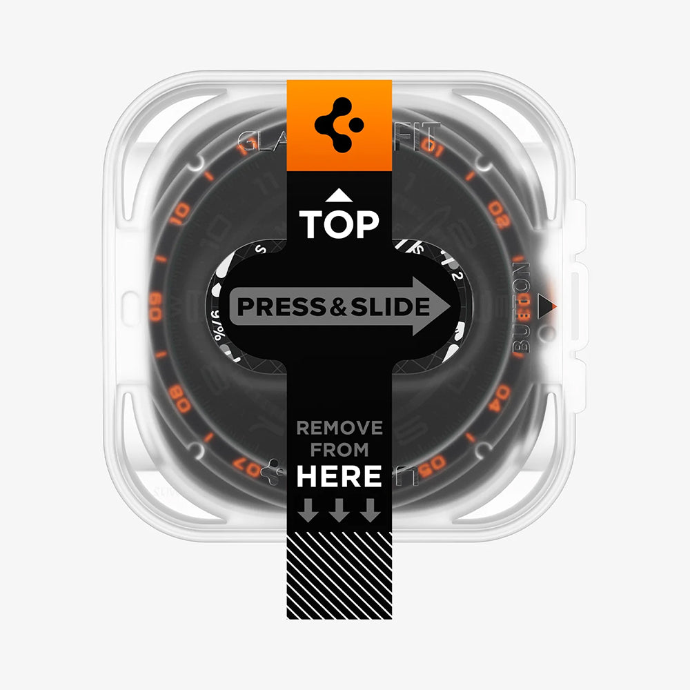 Folie de protectie smartwatch Spigen compatibil cu Samsung Galaxy Watch Ultra 2, Transparent
