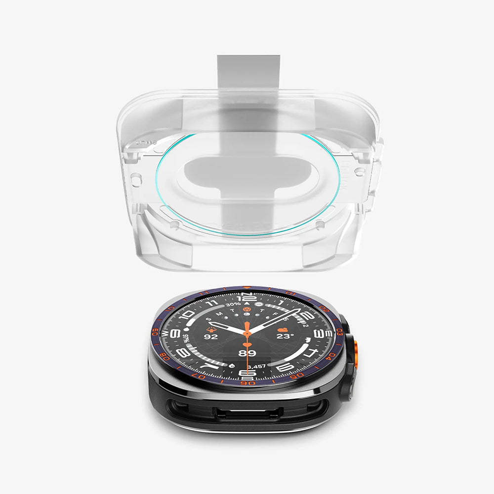 Folie de protectie smartwatch Spigen compatibil cu Samsung Galaxy Watch Ultra 2, Transparent